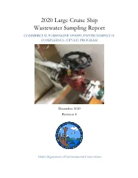 2020 Large Cruise Ship Wastewater Report