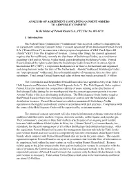 Analysis of Agreement Containing Consent Orders to Aid Public Comment