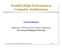 Computer Architectures