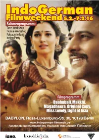 Indogerman-Filmweek-Programmheft