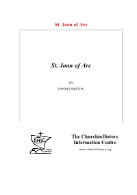 St. Joan of Arc (Pdf)