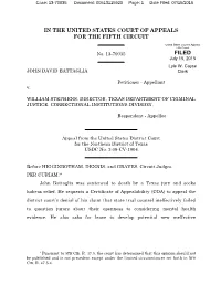 13-70035 Document: 00513115920 Page: 1 Date Filed: 07/15/2015