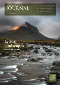 JOURNAL Energy and Creativity in Knoydart 26 How Nature Can Help Us Hit 67 AUTUMN 2019 Net-Zero Carbon Emissions