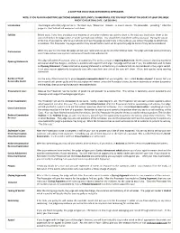 Script for Pro Se (Non-Represented) Defendants