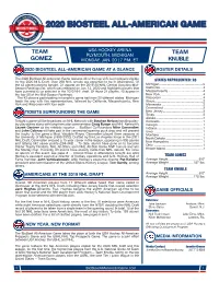 2020 Biosteel All-American Game