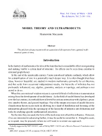 Model Theory and Ultraproducts