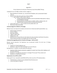 Respiratory Assist Device Appendices a and B