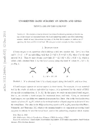 Arxiv:1112.2449V1 [Math.GT] 12 Dec 2011 Nevl[0 Interval Aldaln Bandfrom Obtained Link a Called and E I.1