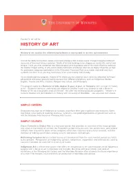 History of Art
