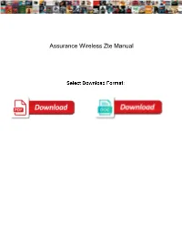 Assurance Wireless Zte Manual