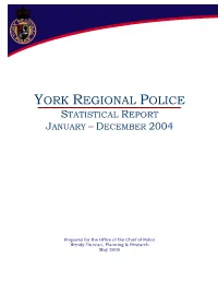 Crime Statistics – Five Year Data (2000–2004)