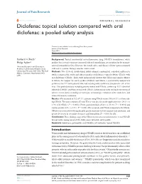 Diclofenac Topical Solution Compared with Oral Diclofenac: a Pooled Safety Analysis