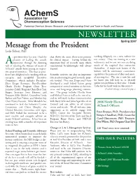 NEWSLETTER Achems