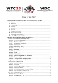 Table of Contents