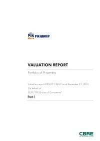 Valuation Report