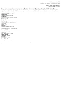 Filed by Reuters Group PLC Pursuant to Rule 425 Under the Securities Act of 1933 Subject Company