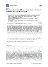 Nanoarchitectonics of Nanoporous Carbon Materials in Supercapacitors Applications