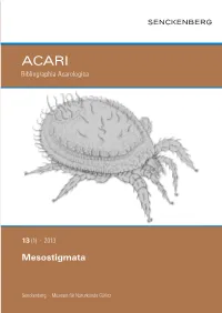 Mesostigmata No