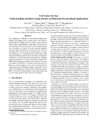 Understanding and Discovering Attacks on Ethereum Decentralized Applications
