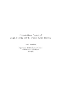 Computational Aspects of Graph Coloring and the Quillen–Suslin Theorem
