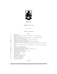 Defence Act 1965