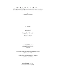 Defining Humanity Through an Examination of Asimovian Robots By