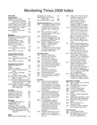 Monitoring Times 2000 INDEX