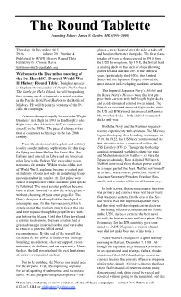 The Round Tablette Founding Editor: James W