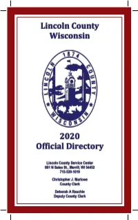 2020 Lincoln County Official Directory