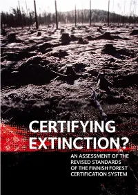 An Assessment of the Revised Standards of the Finnish Forest Certification System 2