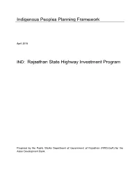 Indigenous Peoples Planning Framework