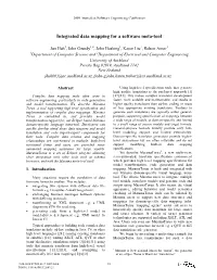 Integrated Data Mapping for a Software Meta-Tool