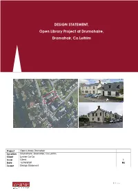 DESIGN STATEMENT, Open Library Project at Drumahaire, Dromahair