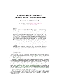Evolving S-Boxes with Reduceddifferential Power