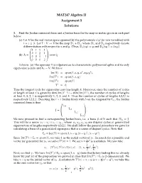 MAT247 Algebra II Assignment 5 Solutions