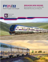 Work Program & Budget FY21 22