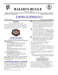 BALOO's BUGLE Volume 14, Number 12 "Make No Small Plans