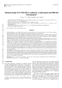 Infrared Study of H1743-322 in Outburst: a Radio-Quiet and NIR-Dim