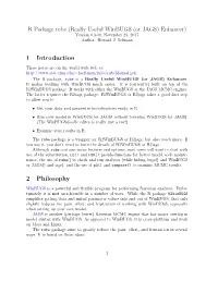 R Package Rube (Really Useful Winbugs (Or JAGS) Enhancer) 1