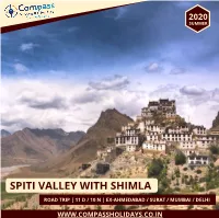 Spiti Valley with Shimla