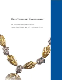 2016-Commencement-Program.Pdf