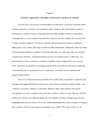 Checklists, Frameworks, and Boolean Analysis