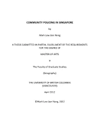 Community Policing in Singapore
