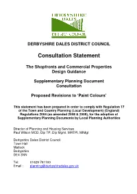 Consultation Statement