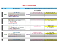 List of Students Fall 2018