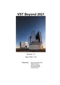 VST Beyond 2021