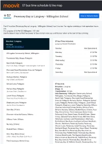 57 Bus Time Schedule & Line Route