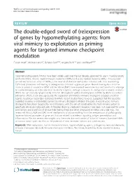 Expression of Genes by Hypomethylating Agents