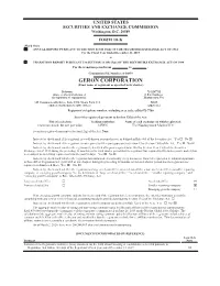 GERON CORPORATION (Exact Name of Registrant As Specified in Its Charter)