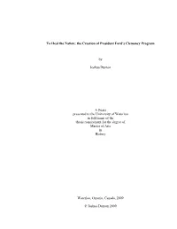 The Creation of President Ford's Clemency Program